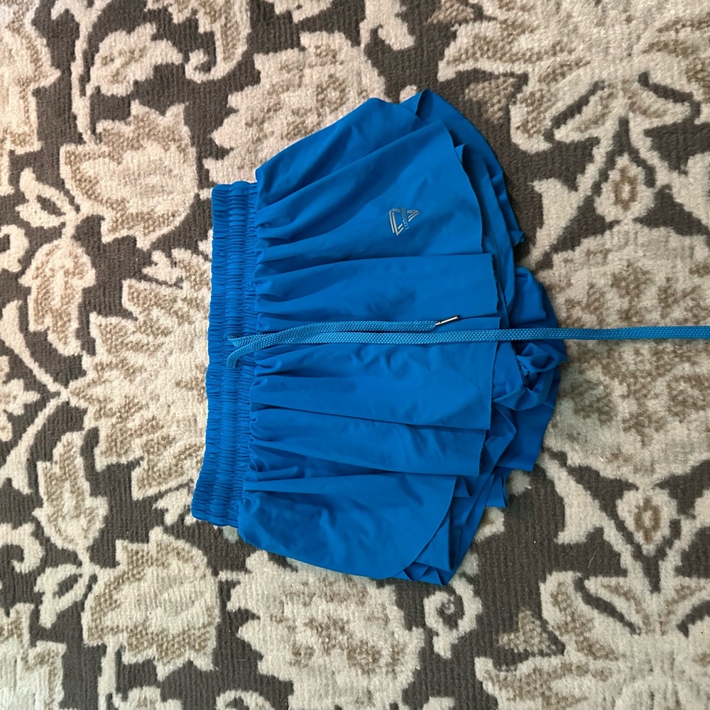 Blue Athletic Skort with Logo